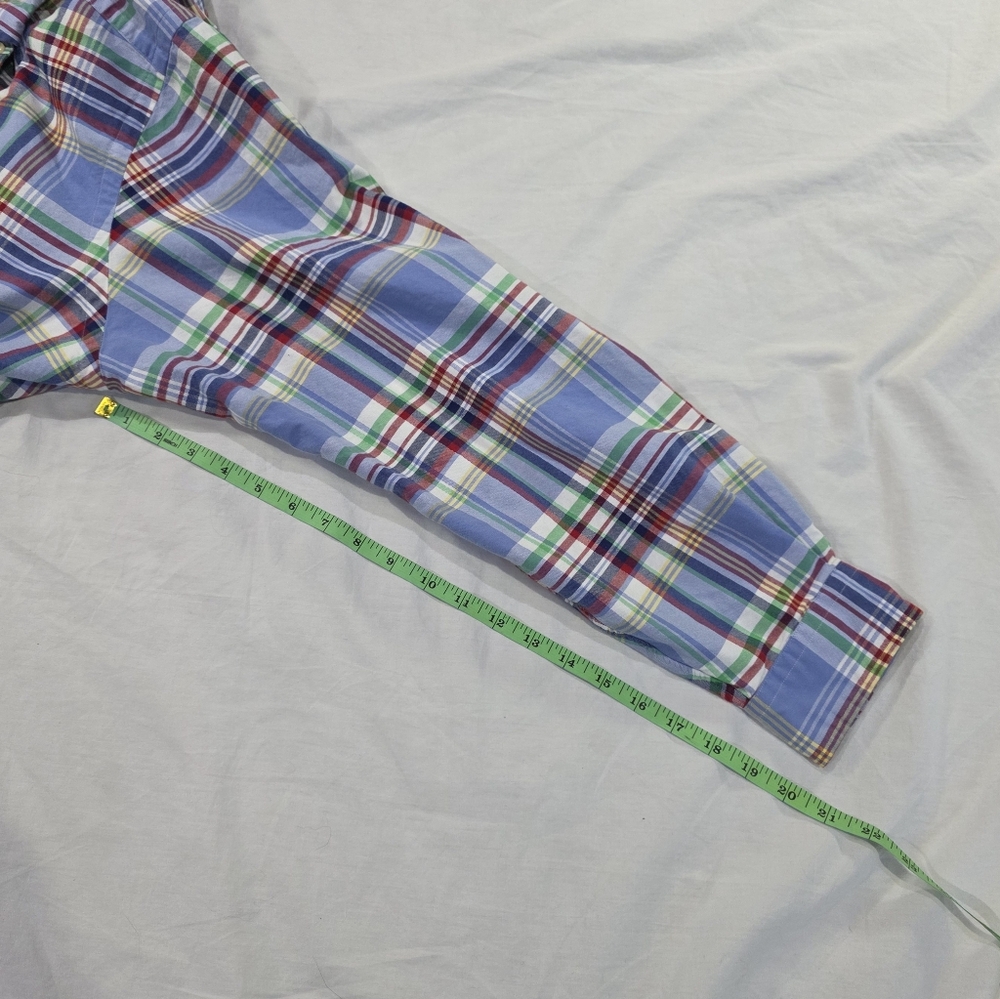 Ralph Lauren Extra Big Multicolor Plaid Long Sleeve Button Down Shirt. 1XB - Picture 9 of 9